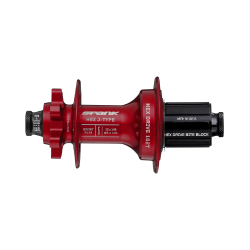 Maza SPANK Trasera HEX J-TYPE Boost R148 HG Hub Roja