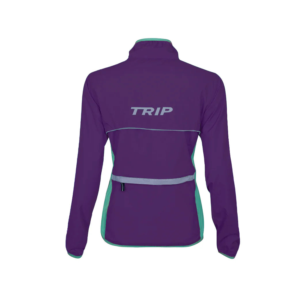 Cortaviento Trip Purple/Blue