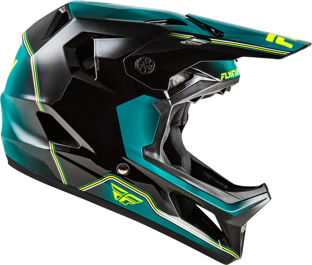 Casco Fly Rayce Repeat Black/Teal/Hi-Vis 2026