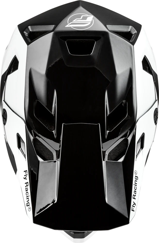 Casco Fly Rayce Black/White 2026 Niño