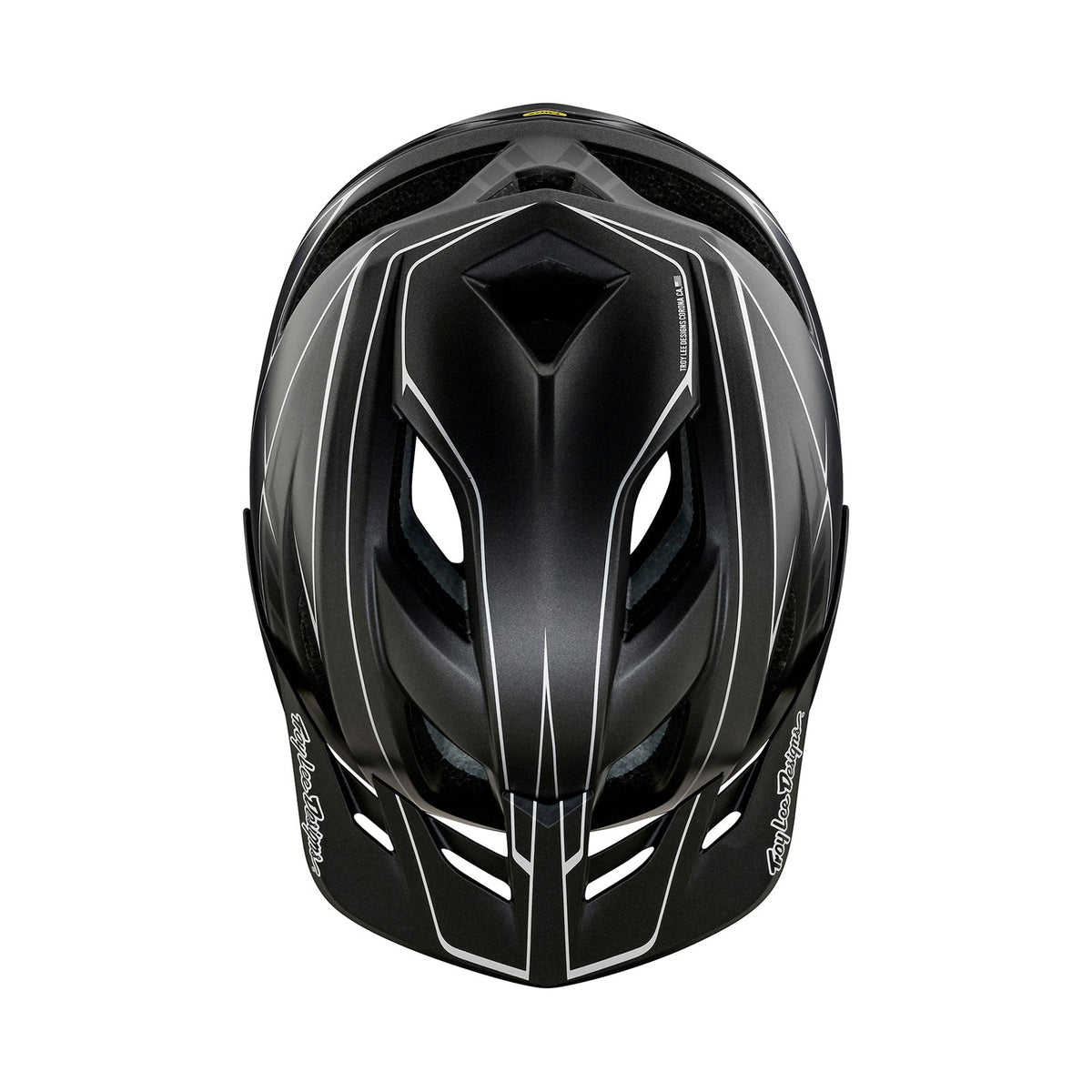 Casco Bicicleta Troy Lee Designs Flowline SE Pinstripe Charcoal / Negro