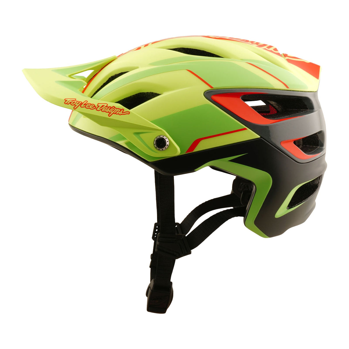 Casco Bicicleta Troy Lee Designs A3 Lines Glo Amarillo