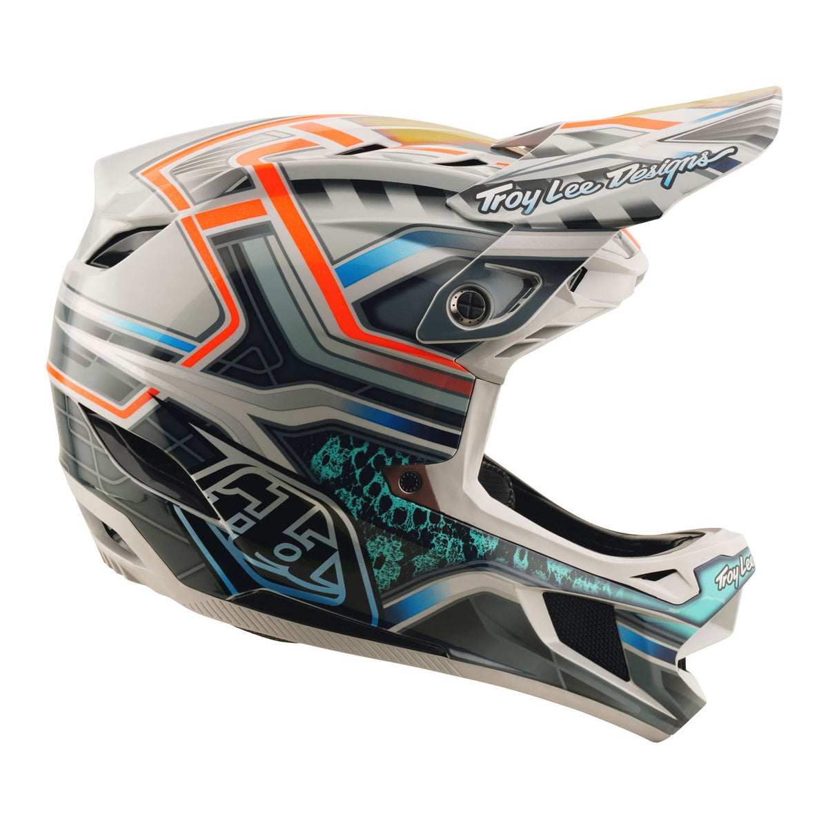 Casco Bicicleta Troy Lee Designs D4 Composite Lowrider Gris