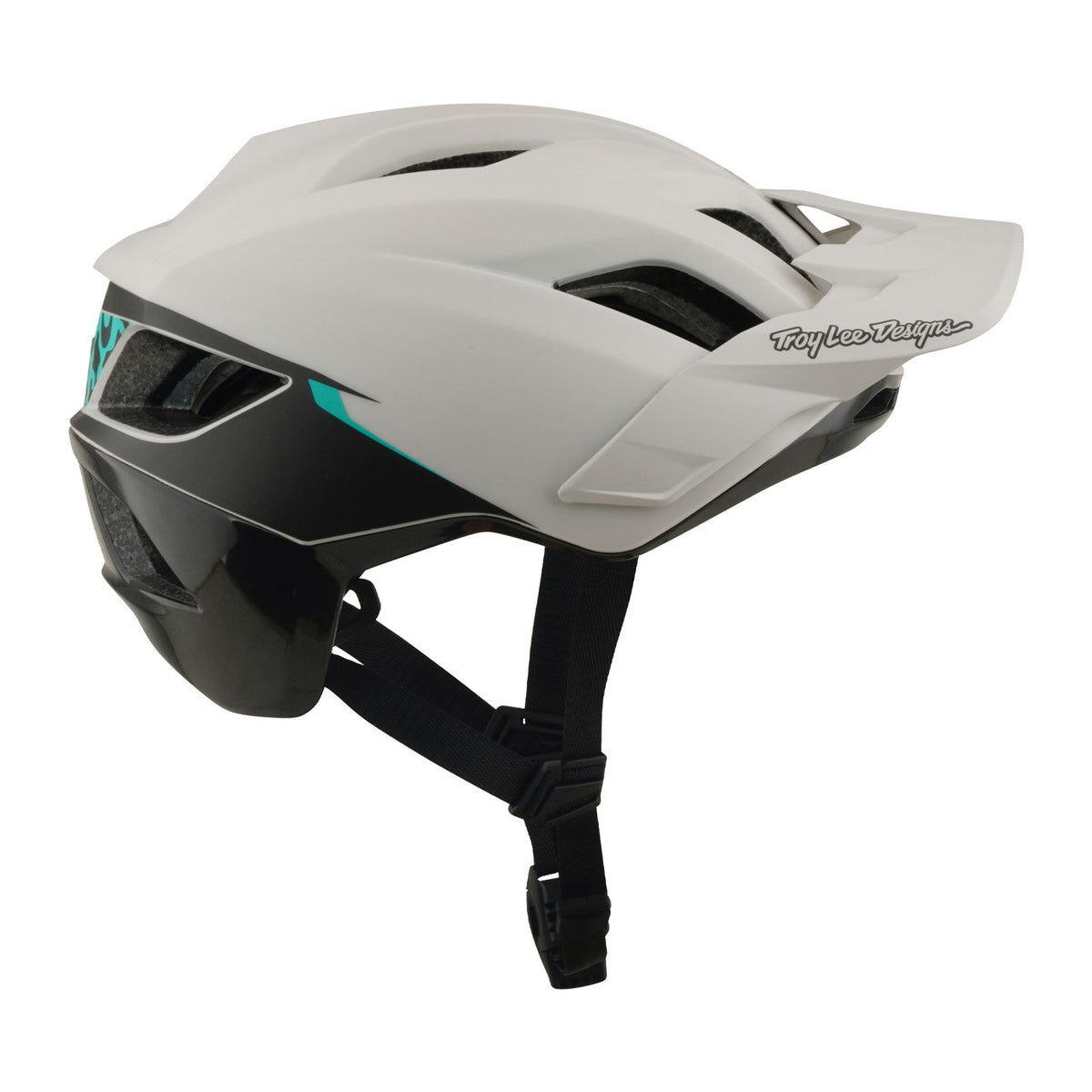Casco Bicicleta Troy Lee Designs Flowline SE Stacks Pumice / Real Teal