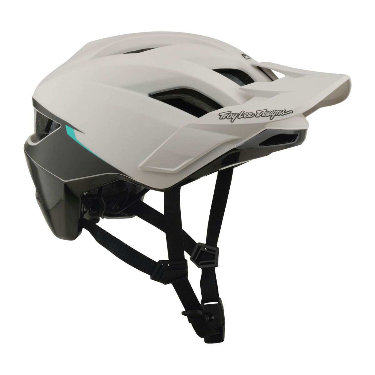 Casco Bicicleta Troy Lee Designs Flowline SE Stacks Pumice / Real Teal