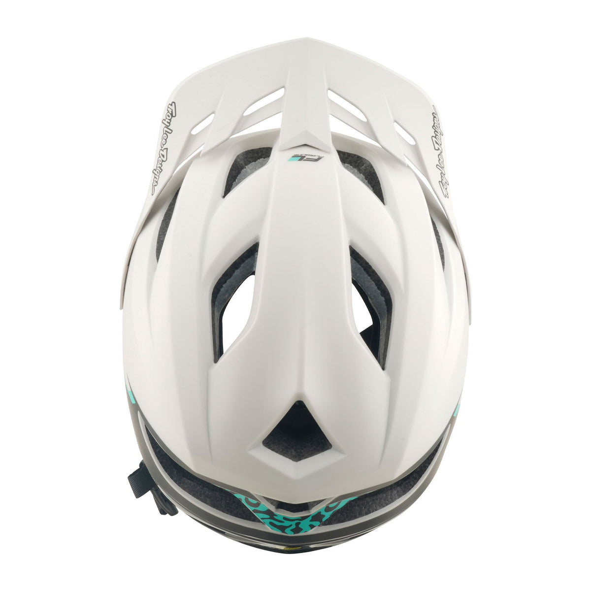 Casco Bicicleta Troy Lee Designs Flowline SE Stacks Pumice / Real Teal