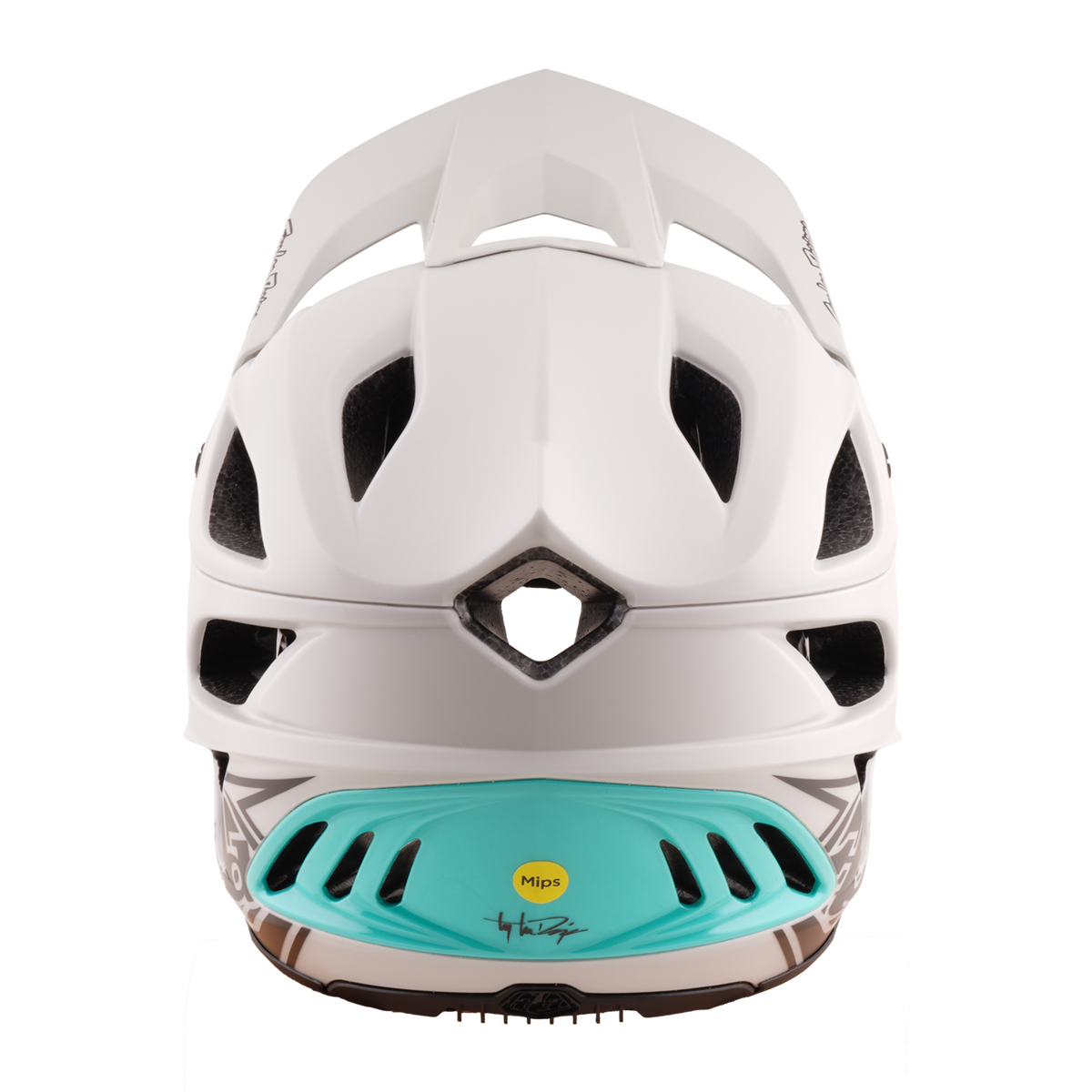 Casco Bicicleta Troy Lee Designs Stage Stunt Drone Pumice / Real Teal