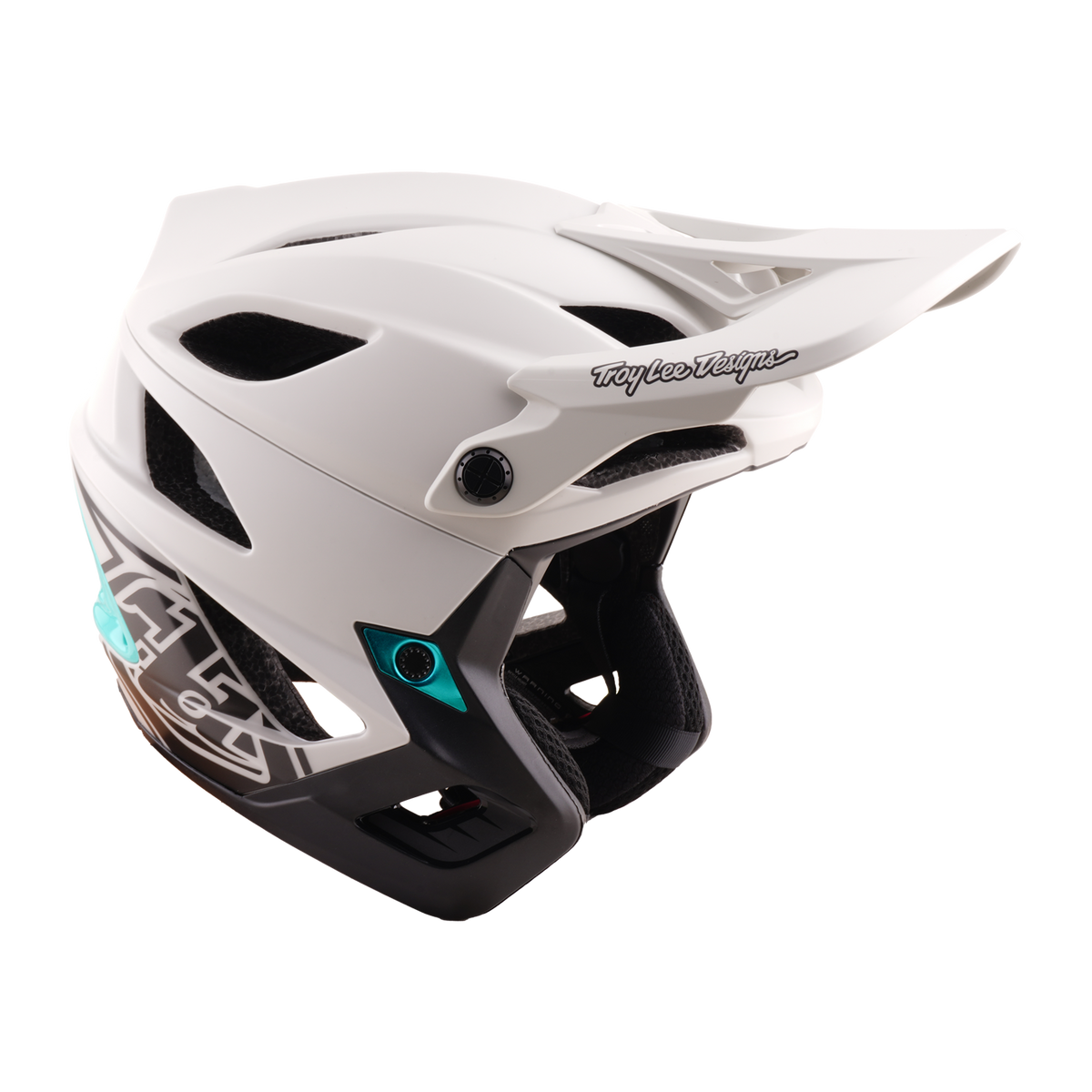 Casco Bicicleta Troy Lee Designs Stage Stunt Drone Pumice / Real Teal