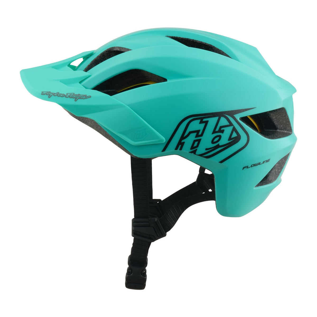 Casco Bicicleta Niño Troy Lee Designs Flowline Point Charcoal / Real Teal