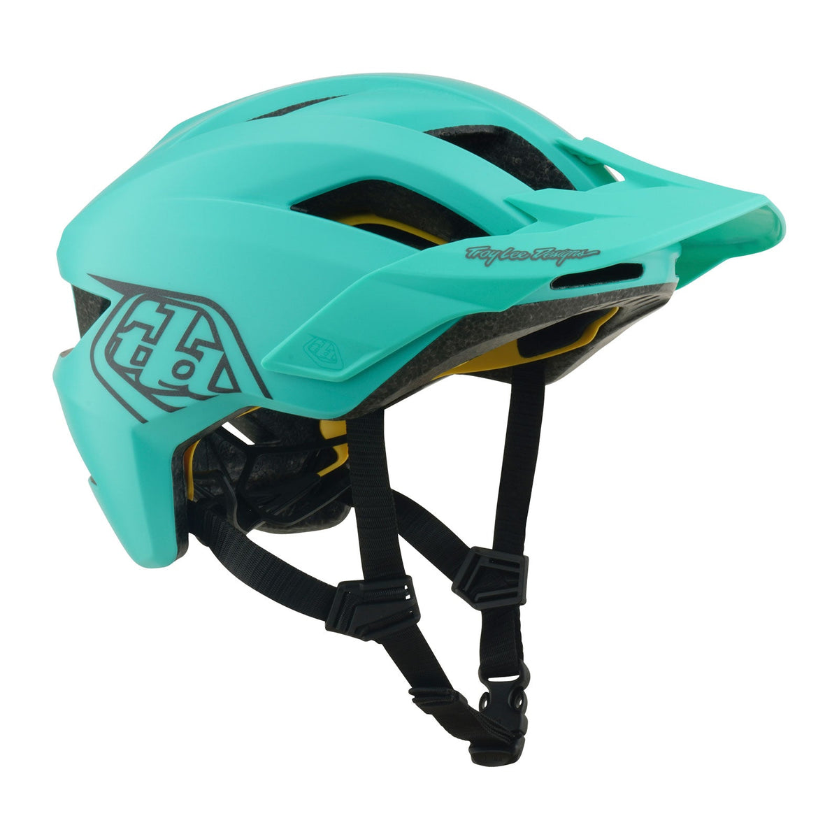 Casco Bicicleta Niño Troy Lee Designs Flowline Point Charcoal / Real Teal