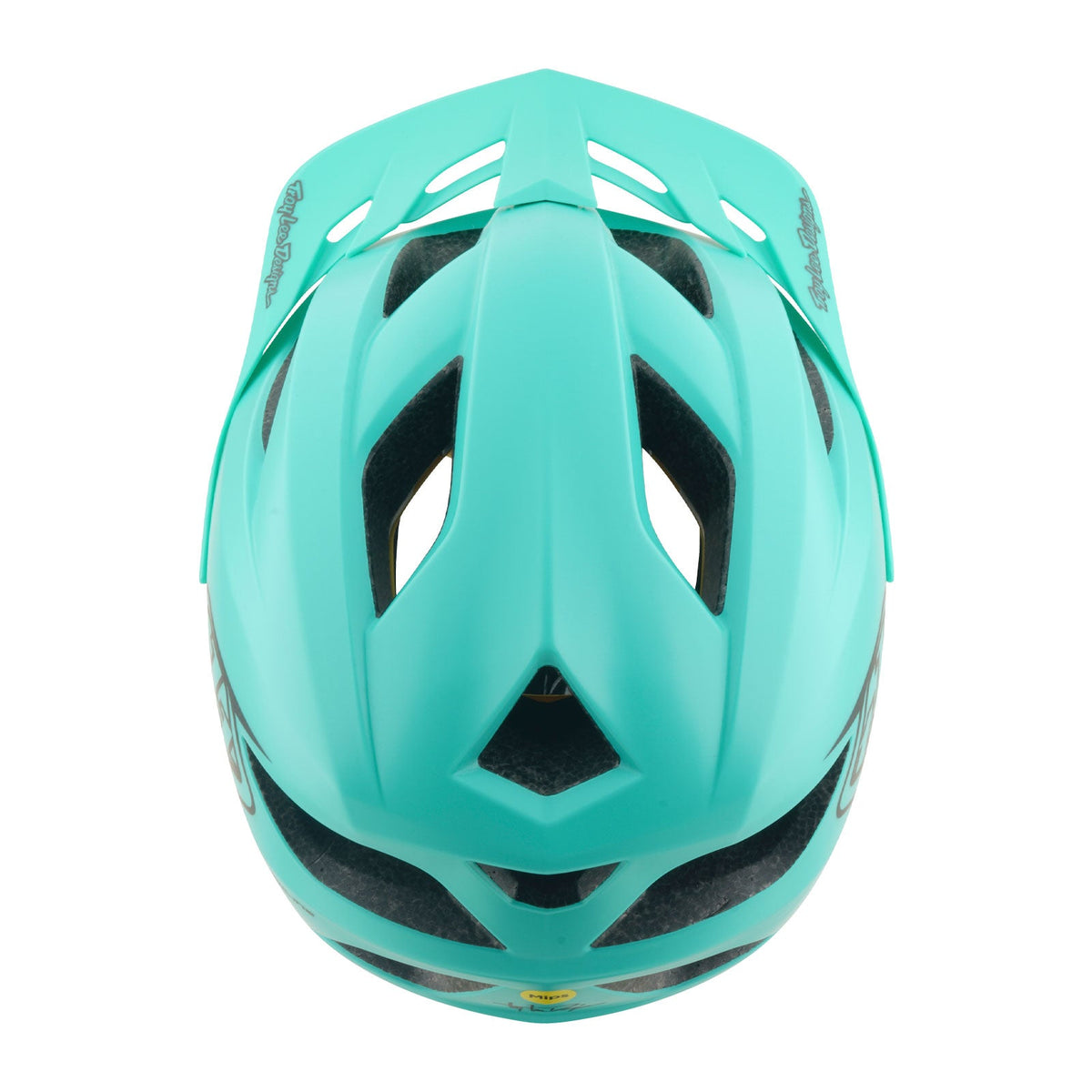Casco Bicicleta Niño Troy Lee Designs Flowline Point Charcoal / Real Teal