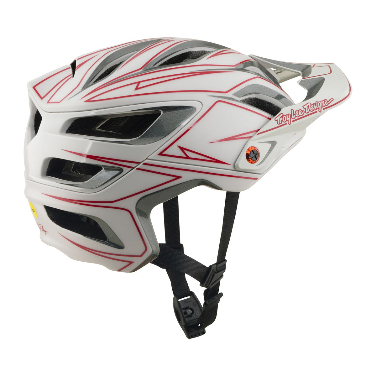 Casco Bicicleta Troy Lee Designs A3 Pinstripe Gris