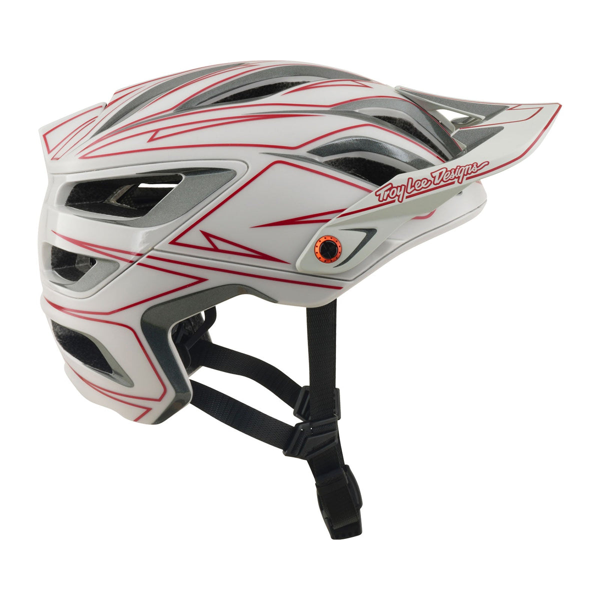 Casco Bicicleta Troy Lee Designs A3 Pinstripe Gris