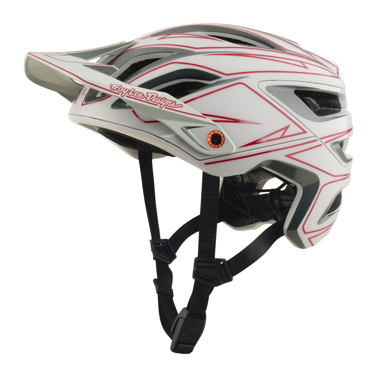 Casco Bicicleta Troy Lee Designs A3 Pinstripe Gris