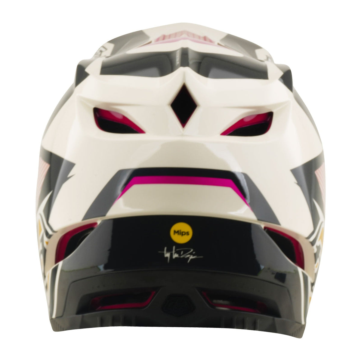 Casco Bicicleta Troy Lee Designs D4 Polyacrylite Turbo Acid / Fuchsia
