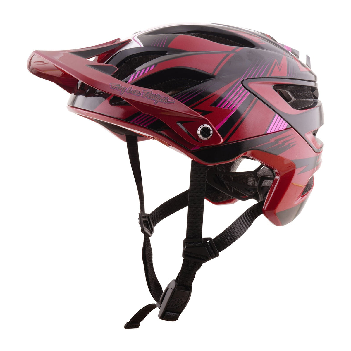 Casco Bicicleta Troy Lee Designs A3 con MIPS Cyclops Rojo / Negro