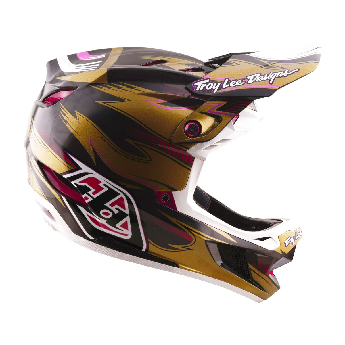 Casco Bicicleta Troy Lee Designs D4 Carbon Cyclops Dorado