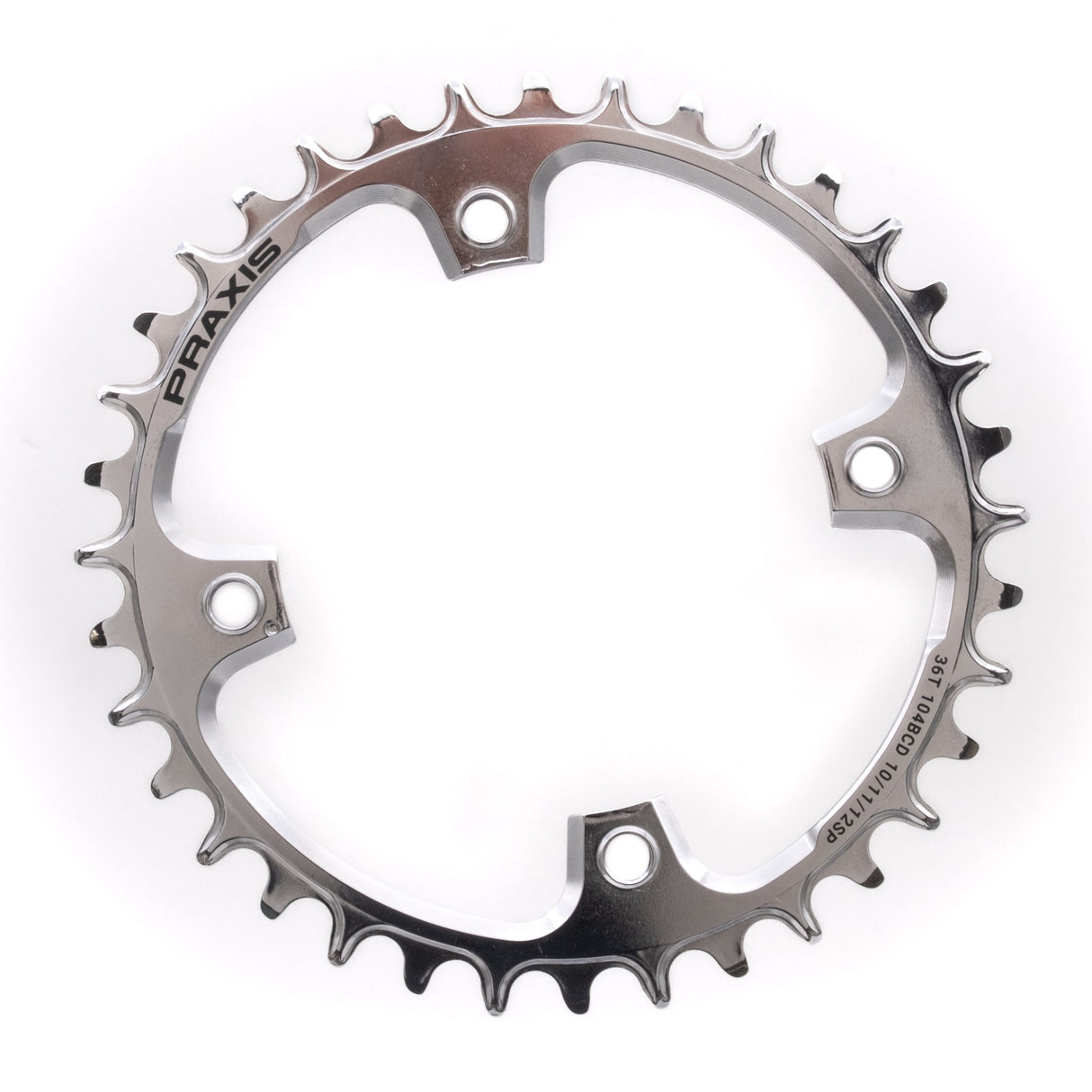 CORONA PRAXIS STEEL 34T 104BCD E-RING NARROW WIDE 1X SILVER PVD COATING