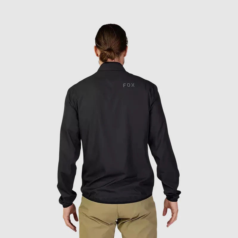 Chaqueta Cortavientos Bicicleta Ranger Negro Fox