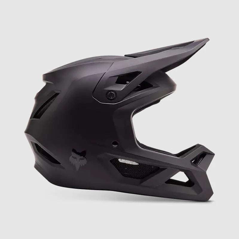 Casco Bicicleta Rampage Mate Black Negro Mate Fox