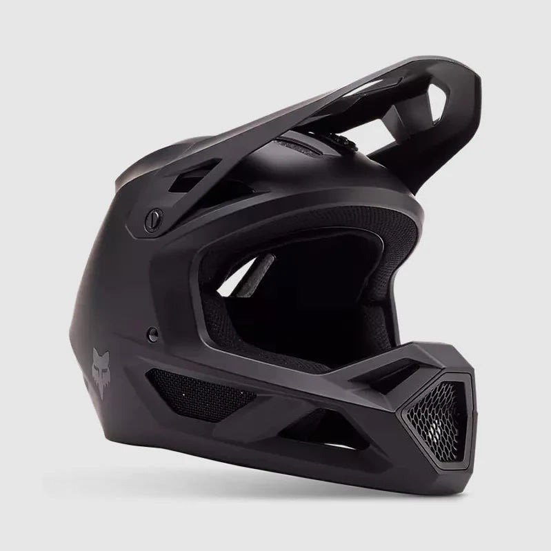 Casco Bicicleta Rampage Mate Black Negro Mate Fox