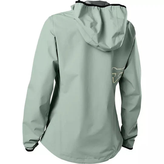 Chaqueta Bicicleta Mujer Impermeable Ranger 2,5L Gris Fox