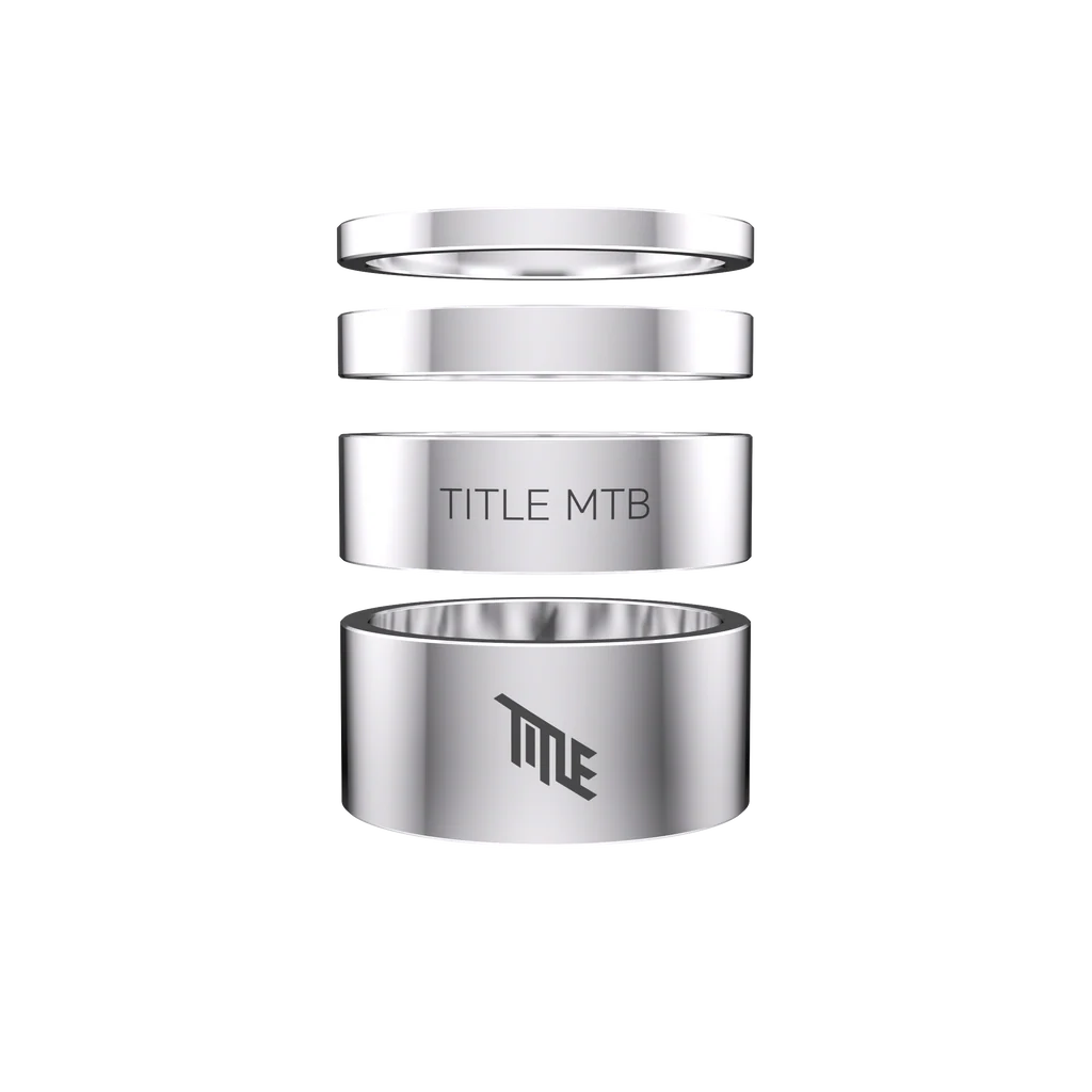 Kit Espaciador de Dirección Aluminio Title Chrome
