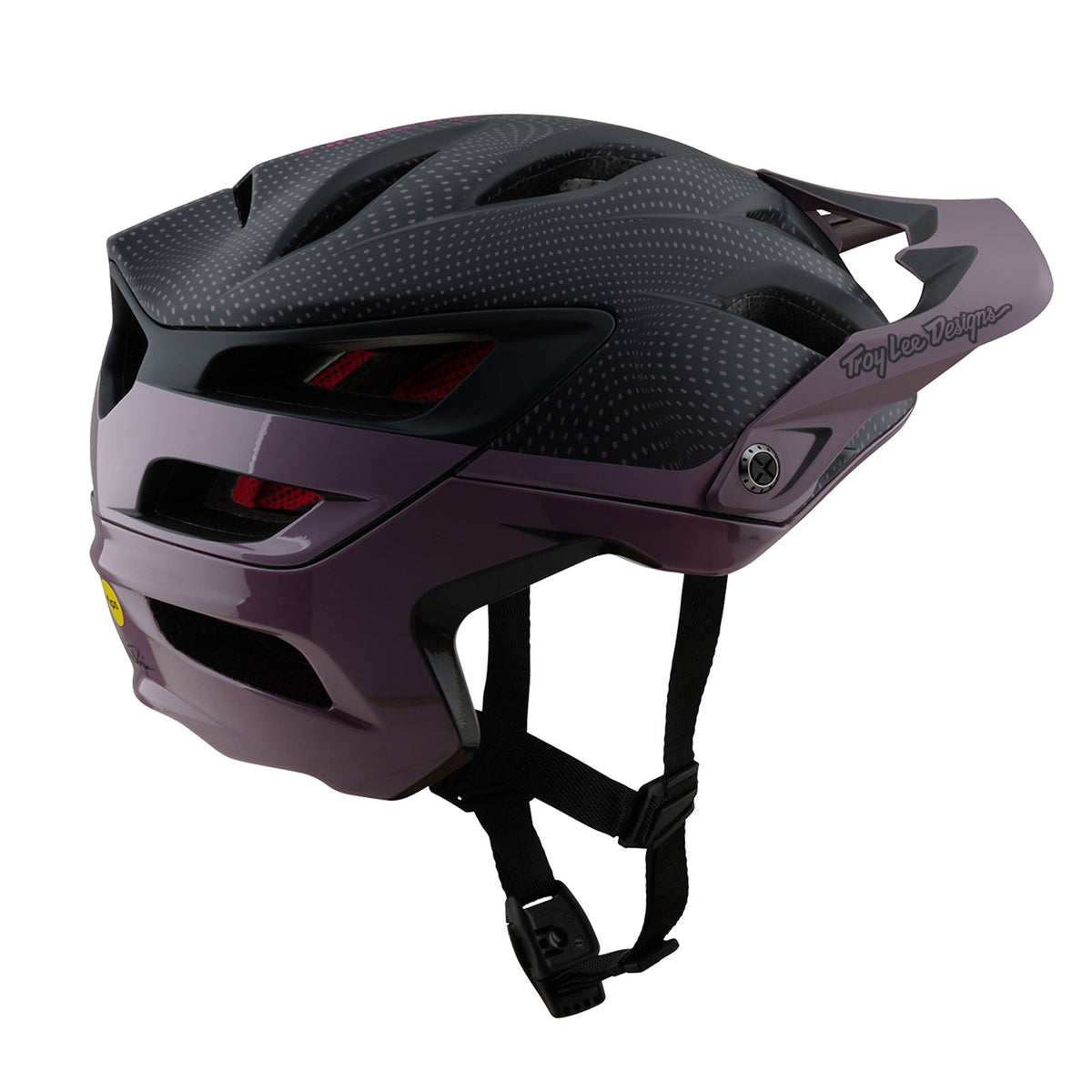 Casco Bicicleta Troy Lee Designs A3 Halo Morado