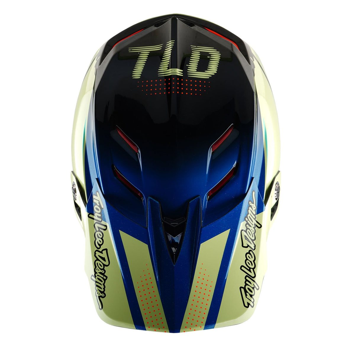 Casco Bicicleta Troy Lee Designs D4 Composite Drip Glo Amarillo