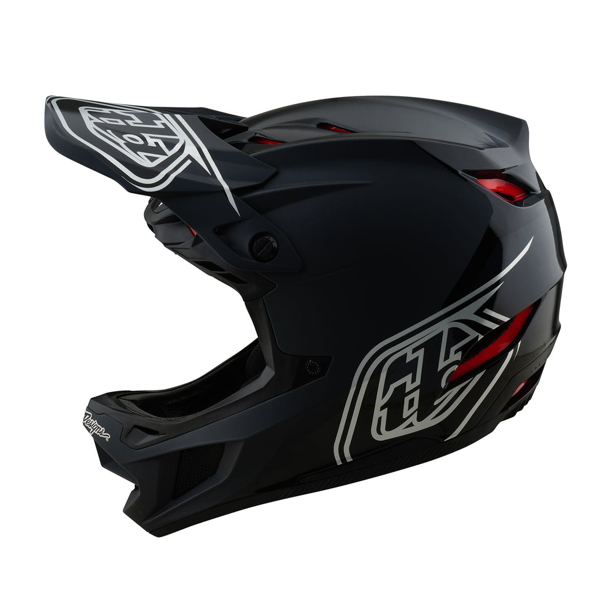 Casco Bicicleta Troy Lee Designs D4 Polyacrylite Shadow Negro