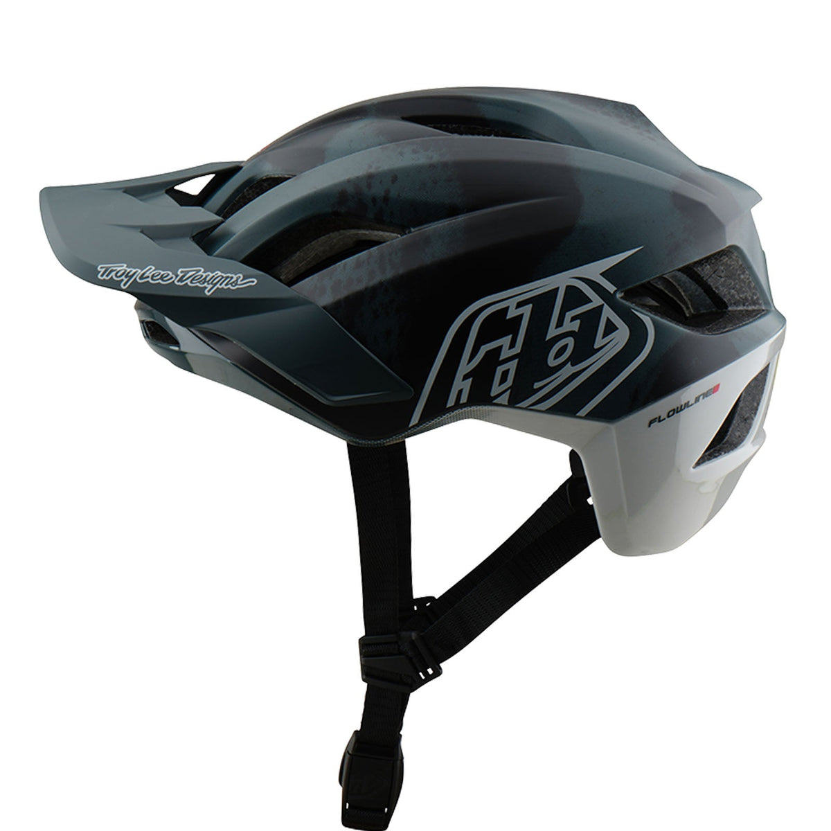 Casco Bicicleta Troy Lee Designs Flowline SE Badge Camo Gris