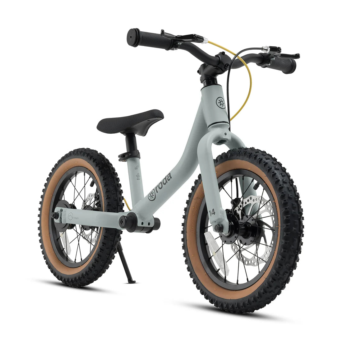 Nueva! BICICLETA DE EQUILIBRIO PARA NIÑOS RODA TRAIL 14 + KIT PEDALES PRO 14 V4