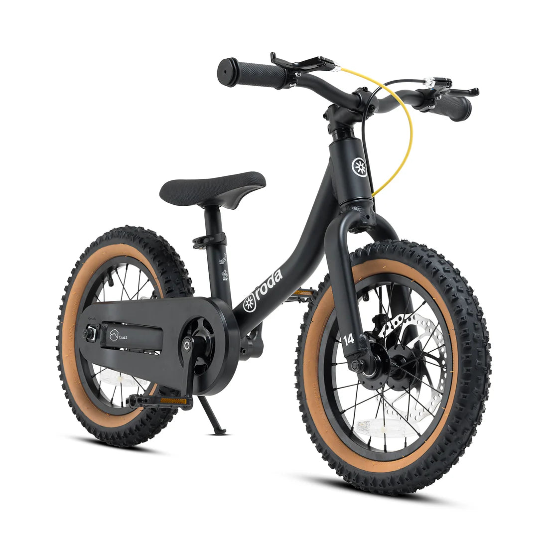Nueva! BICICLETA DE EQUILIBRIO PARA NIÑOS RODA TRAIL 14 + KIT PEDALES PRO 14 V4