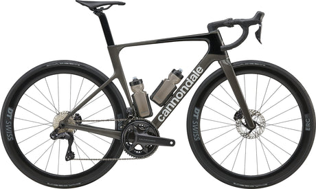 Cannondale SuperSix EVO 2 Gris - perfil lado transmisión