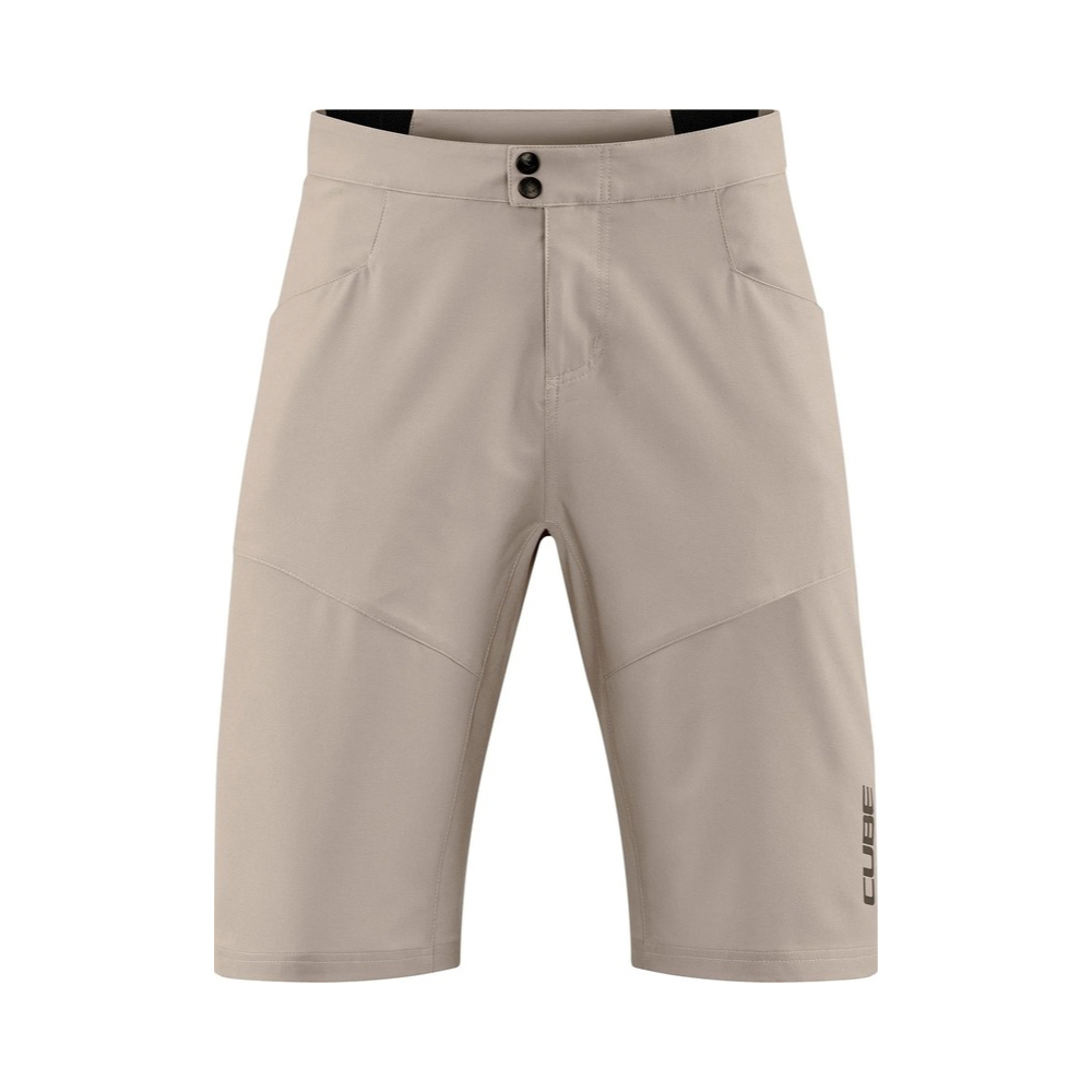 Short Bicicleta Cube Atx Baggy Cmpt Beige