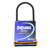 Candado OnGuard Llave U-Lock NS LS 115X292mm Naranjo