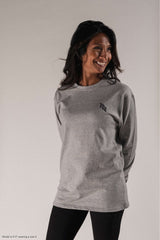 Polera Title Essential LS Gris