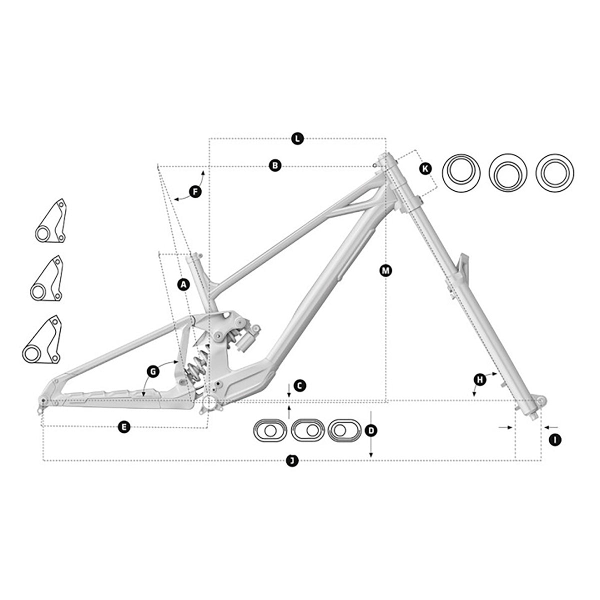 Bicicleta Mondraker DH Summum RR Mullet Silver Flash