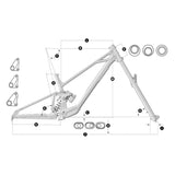 Bicicleta Mondraker DH Summum RR Mullet Silver Flash