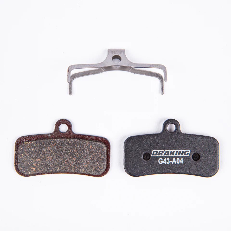 Pastillas de Freno Braking P21007 Orgánicas para Shimano Saint, Zee, XT 4 Pistones, XTR, TRP y Tektro