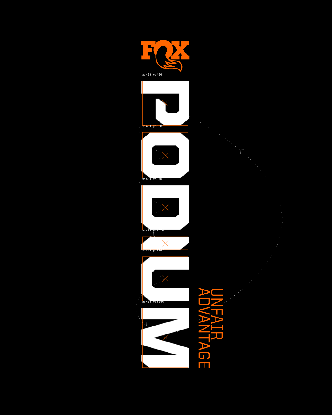 Fox Podium - tecnología chasis invertido