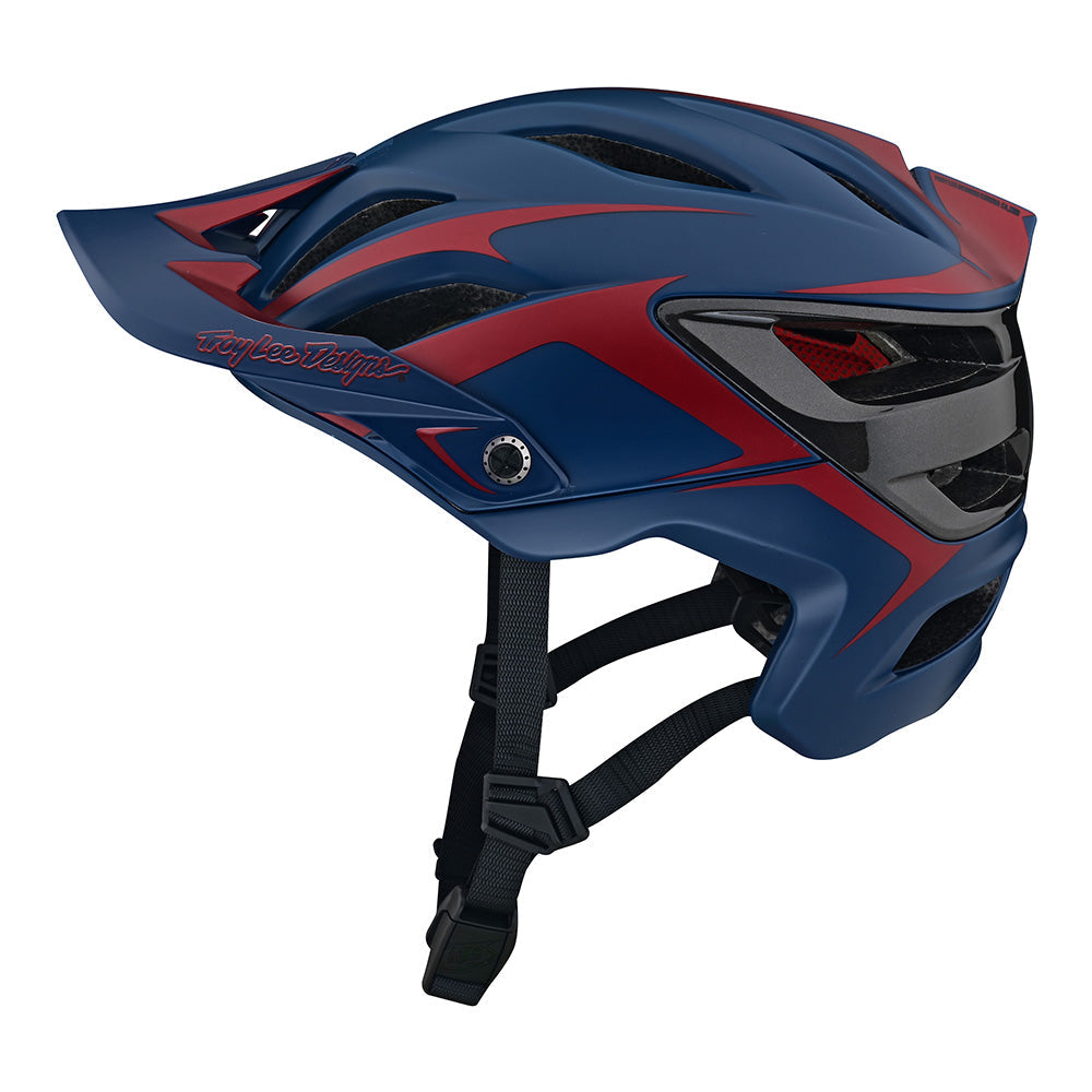 Casco Bicicleta Troy Lee Designs A3 Fang Dk Azul / Burgundy