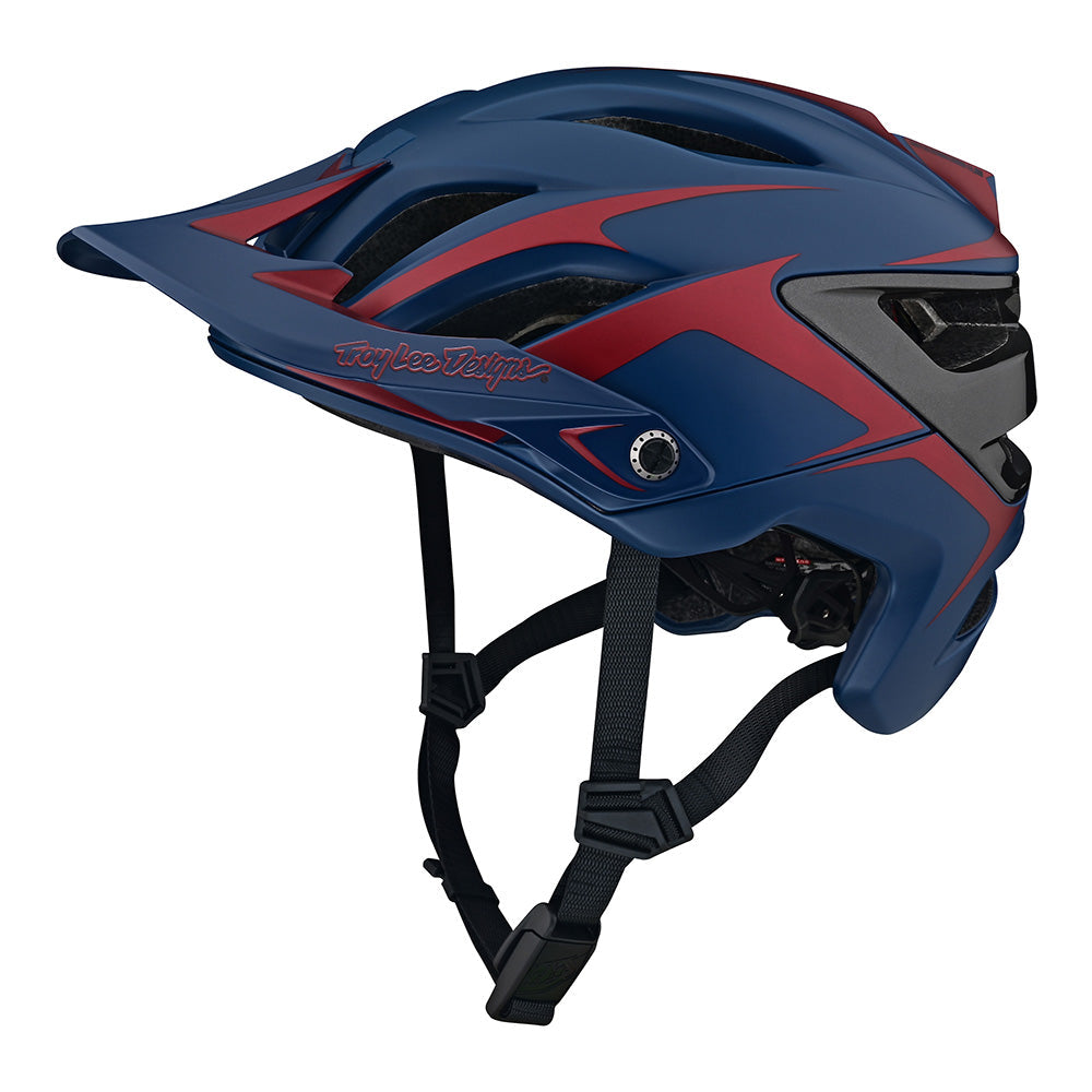 Casco Bicicleta Troy Lee Designs A3 Fang Dk Azul / Burgundy