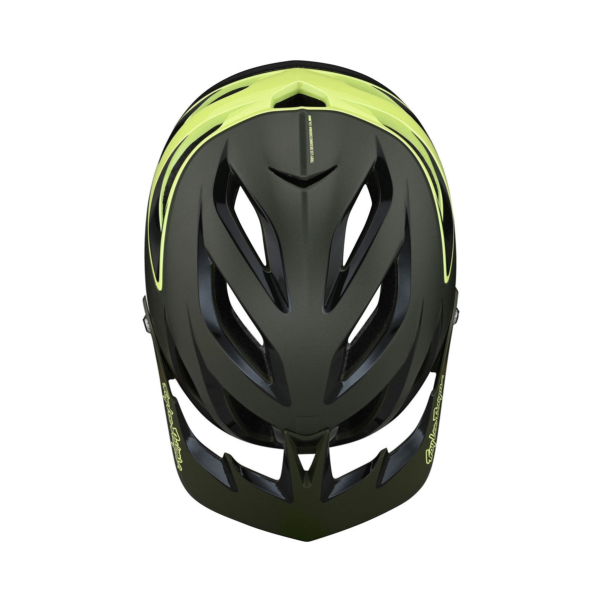 Casco Bicicleta Troy Lee Designs A3 Uno Glass Verde