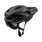 Casco Bicicleta Troy Lee Designs Flowline SE Pinstripe Charcoal / Negro