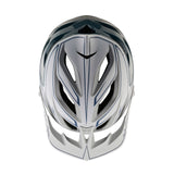 Casco Bicicleta Troy Lee Designs A3 con MIPS Uno Pinstripe Gris Claro