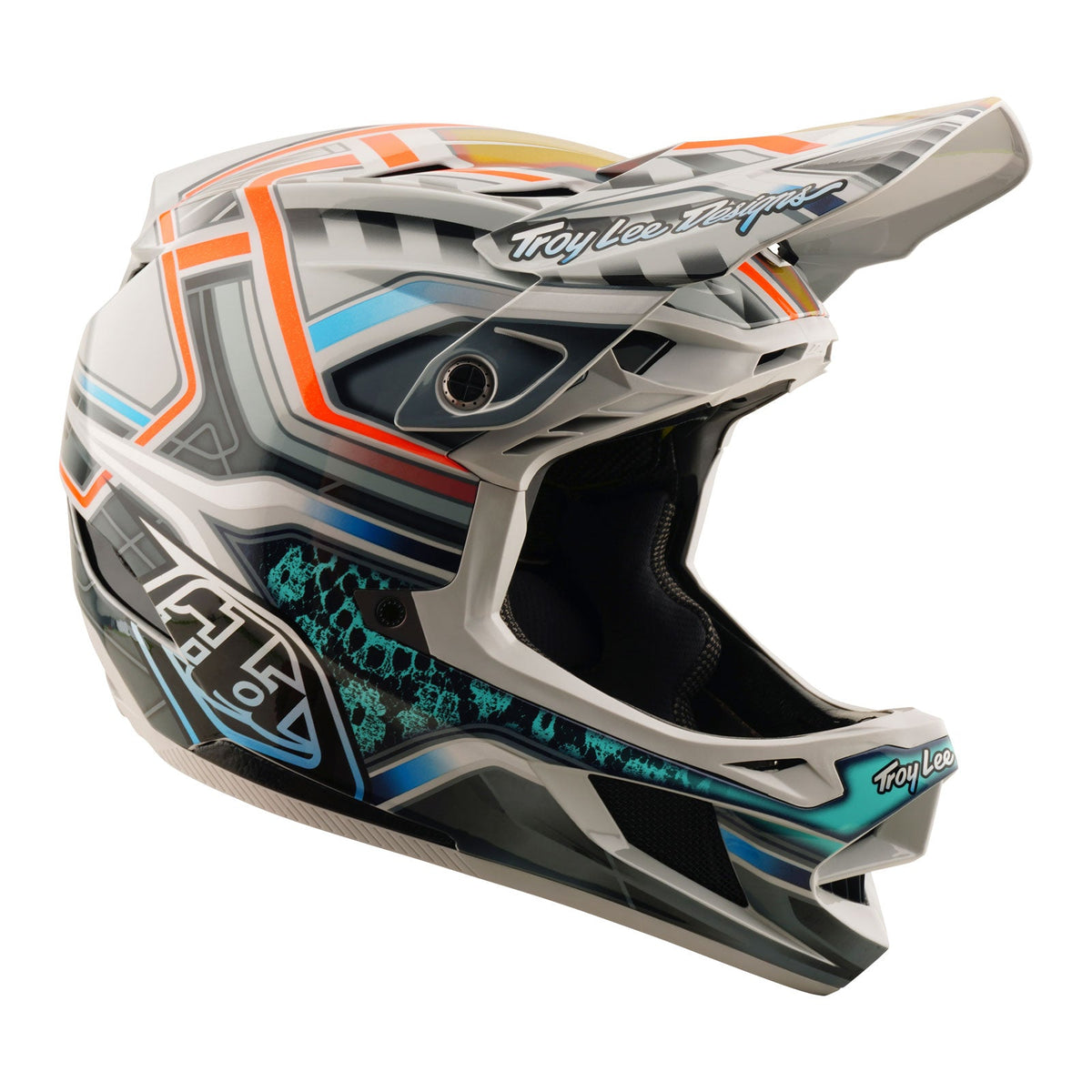 Casco Bicicleta Troy Lee Designs D4 Composite Lowrider Gris