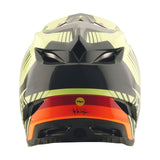 Casco Bicicleta Troy Lee Designs D4 Polyacrylite Qualifer Negro / Amarillo
