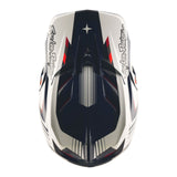 Casco Bicicleta Troy Lee Designs D4 Polyacrylite Qualifer Azul / Blanco