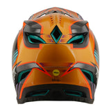 Casco Bicicleta Troy Lee Designs D4 Carbon Crest Dorado